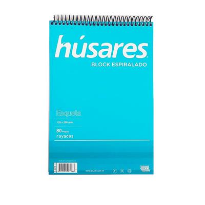 BLOCK HUSARES ESQUELA X 80H. = C/ESP (6403)