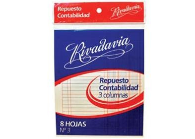 REPUESTO RIVADAVIA P/ CONTABILIDAD 3 COL 516483/532303