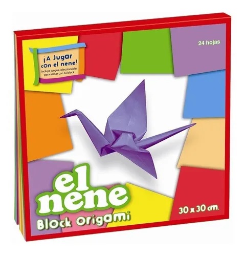 BLOCK DE DIBUJO EL NENE ORIGAMI 15X15 COLOR (210202)