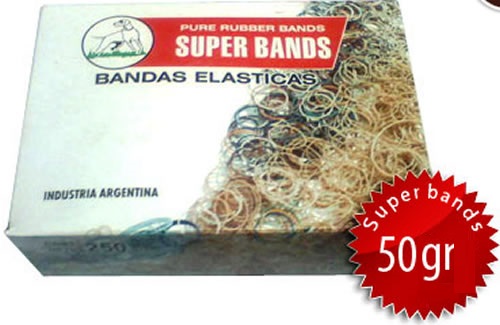 BANDA ELASTICA SUPERBANDS X 50G CAJA (1005)