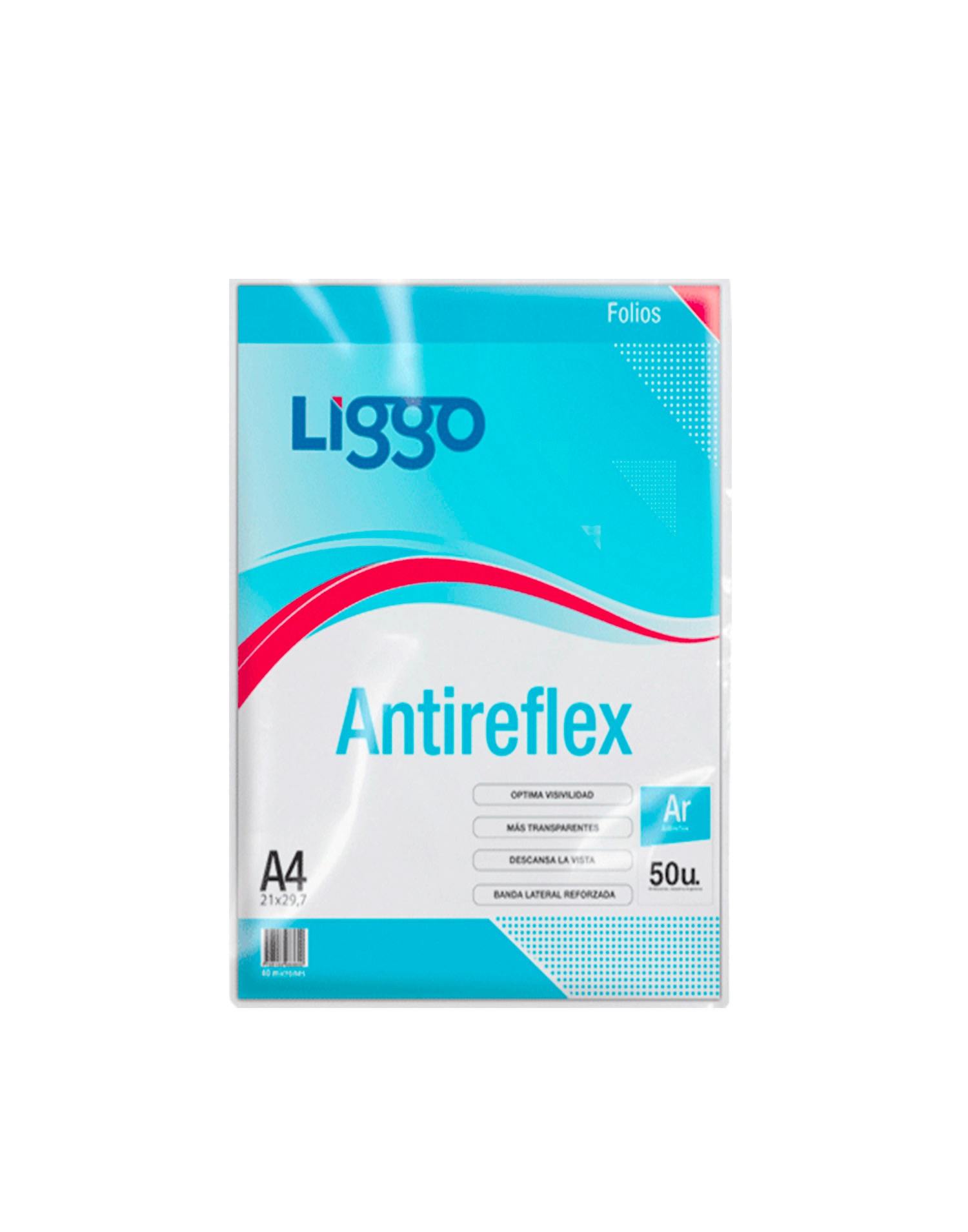 FOLIO LIGGO A4 ANTIREFLEX X 50U. (375-0100)