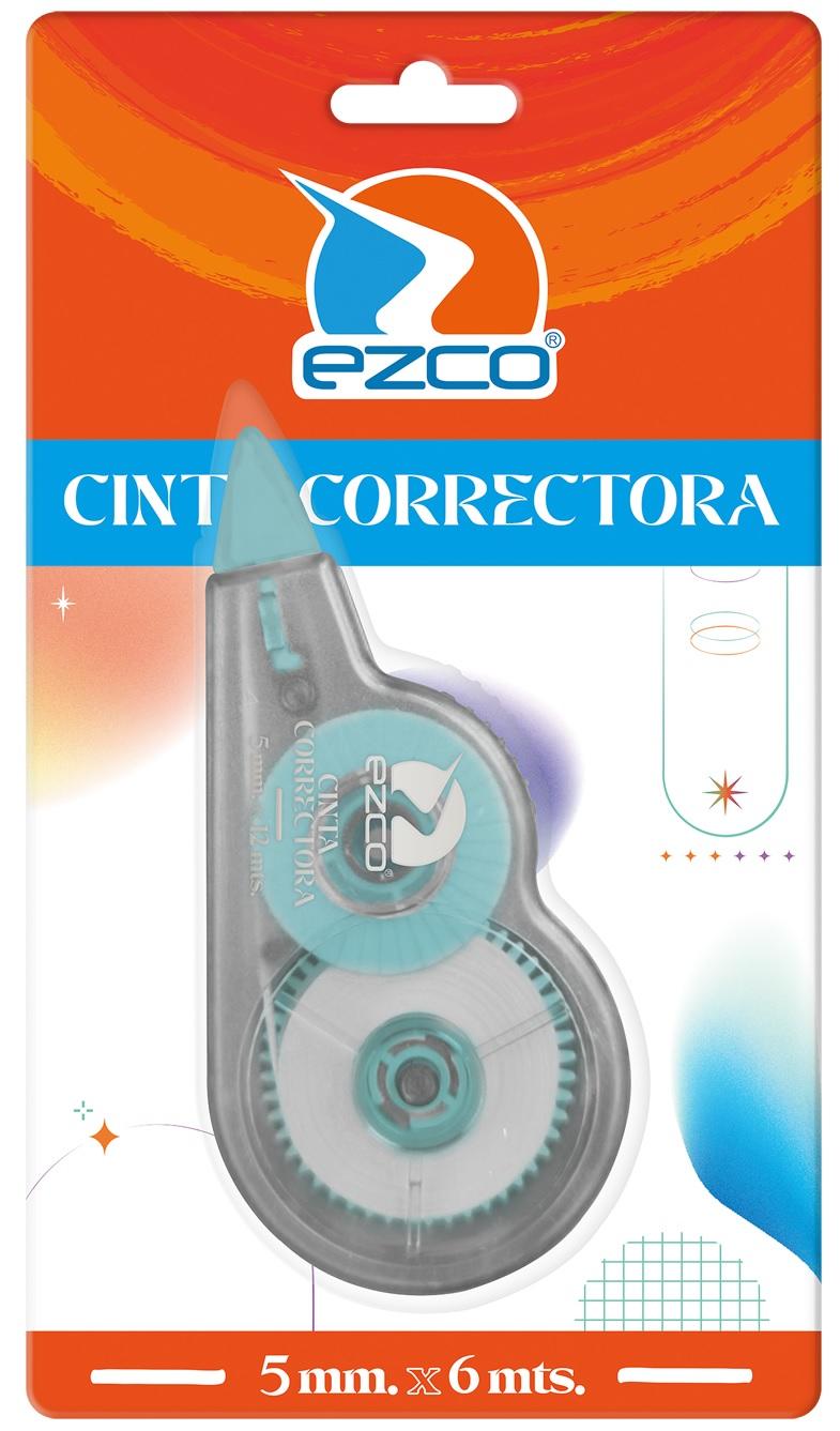 CINTA CORRECTORA EZCO 5MMX6MTS X12U C/U (306106)