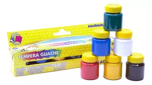 TEMPERA ACRILEX COLORES SURTIDOS X6U.