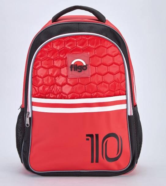 MOCHILA FILGO STARPAK FUTBOL ROJA 18