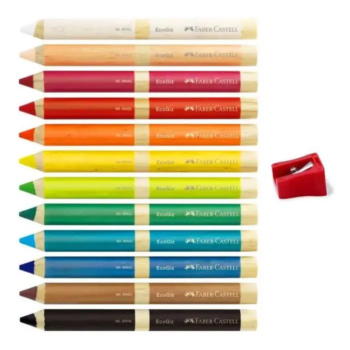 CRAYON FABER ECO CERA + SACAPUNTAS (141412)25