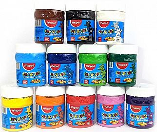 TEMPERA MAPED POTE X 250G. V/COLORES (826612)