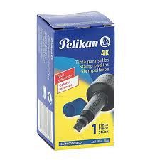 TINTA PELIKAN P/SELLOS DE GOMA 4K X 28 CC NE/AZ/RO/VI (L14420207/09/03/22)