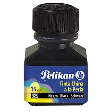 TINTA PELIKAN CHINA X 15 CC. NEGRA (001-204-012)