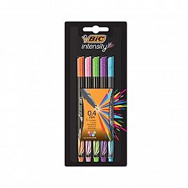 MICROFIBRA BIC INTENSITY BLISTER X5U. SURTIDO FASHION (971108)