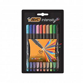 MICROFIBRA BIC INTESITY BLISTER X10U. SURTIDO FASHION (968383)