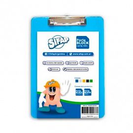 PORTA BLOCK SIFAP A4 ACRILICO V/COLORES (2400210001)