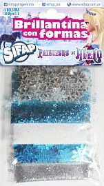 BRILLANTINA SIFAP C/FORMA EN BLISTER X 5U. (PRINCESA DE HIELO)