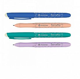 BOLIGRAFO PIZZINI BORRAMIO TINTA AZUL BORRABLE V/COLORES (B80AZ/TU/NA/VI)