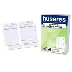 FORMULARIO HUSARES A4 RECIBO DE SUELDOS APAISADOS X 200 80GR (4122)