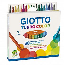 MARCADOR ESCOLAR GIOTTO TURBO COLOR X30U. (040300ES)