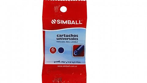 CARTUCHO SIMBALL MICRO X 6U. AZUL/NEGRO (219070106)