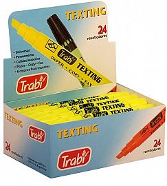 RESALTADOR TRABI TEXTING V/COLORES C/U (TR5712)