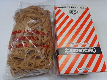 BANDA ELASTICA CREDENCIAL X 500G CAJA