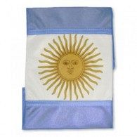 BANDERA DE TELA MILENIO ARGENTINA 45X72 CM S/SOL (1002)