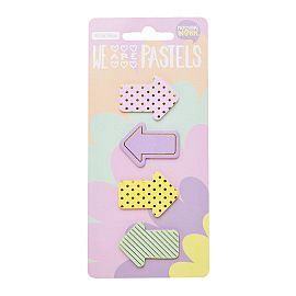 BANDERITAS MOOVING PASTEL STICKY FLECHAS 4 X 25HJS (2102100507)