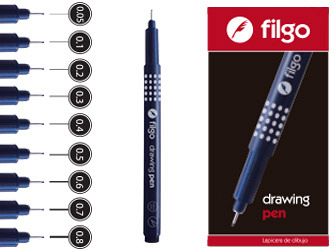 MICROFIBRA FILGO DRAWING PEN V/MEDIDAS (DR-1001-0.1 A 1.0)