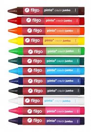 CRAYON DE CERA FILGO PINTO JUMBO X12U. (WXCJ-E12-SUR)