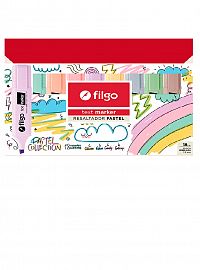 RESALTADOR FILGO TEXT MARKER PASTEL X 18U. V/COLORES (TXM-E18-PAS)