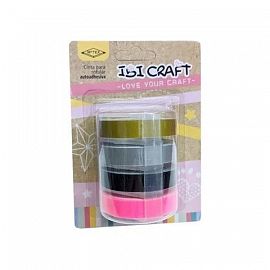 CINTA P/ROTULAR IBI CRAFT MOTEX 9MM X 3MTS X4U C/ESPECIALES (800652)