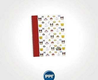 CUADERNO PPR T/DURA 16X21 C/ESPIRAL X96H.