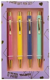 SET BOLIGRAFO TALBOT PASTELWORLD X4U (6200)