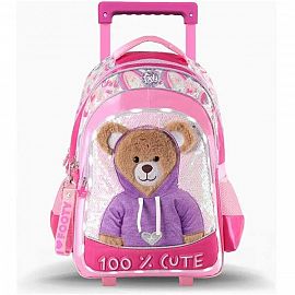 MOCHILA FOOTY OSITO TEDDY C/LUZ LED 18