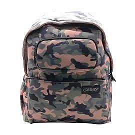 MOCHILA CRESKO CAMUFLADA ROSA C/PELUCHE ESPALDA 16