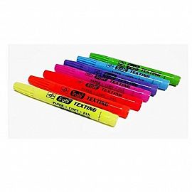 RESALTADOR TRABI FINO TEXTING FLUO X6 V/COLORES