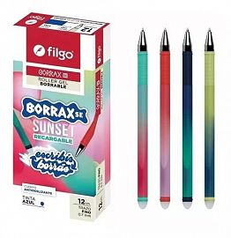 BOLIGRAFO FILGO BORRAX GEL BORRABLE SE SUNSET - 0.7MM. X12U C/U