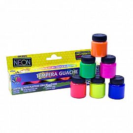 TEMPERA ACRILEX NEON  X6 SURTIDAS.