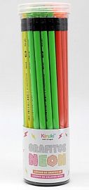 LAPICES GRAFITO KIRUKI NEON TUBO X36U (600010)