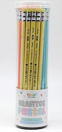 LAPICES GRAFITO KIRUKI PASTEL TUBO X36U (600009)