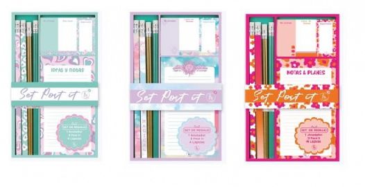 SET REYSA IDEAS MAGICAS 1 ANOTADOR + 3 POST IT + 4 LAPICES (3006)