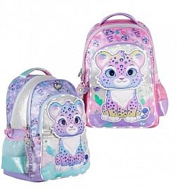 MOCHILA FOOTY SWEET LEOPARD C/LUZ LED ESPALDA 18