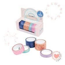 WASHI TAPE IBI CRAFT ZODIAC X5U 4MTS (55778)