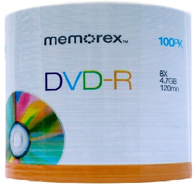 DVD -R MEMOREX  X100 4.7GB (DVD-R)