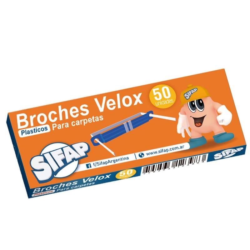 BROCHE NEPACO SIFAP VELOX PLASTICO X 50U. (2700100100)