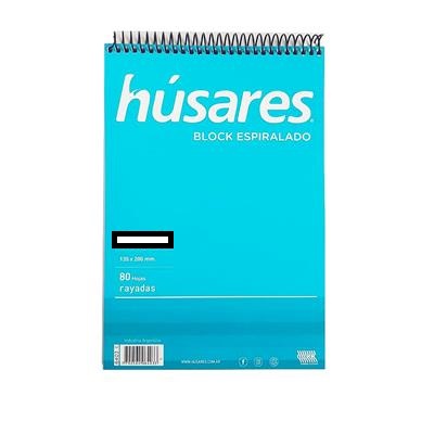 BLOCK HUSARES A4 X 80H. = C/ESP (6400)