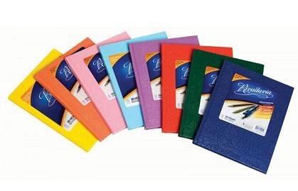 CUADERNO RIVADAVIA FORRADO X50H T/C  V/COLORES RAYADO (357577)