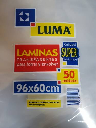 LAMINA LUMA TRANS 96 X 60CM X 50U. SUPER 32-10