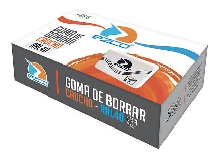 GOMA DE BORRAR EZCO LAPIZ X40U.