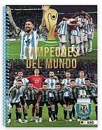 CUADERNO MOOVING UNIVERSITARIO 29/7 T.FLEX X80 HJS. RAYADO AFA SELECCION CAMPEONES (1208229)