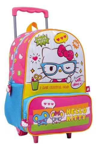 MOCHILA WABRO HELLO KITTY CHEERFUL COLORS C/R 16