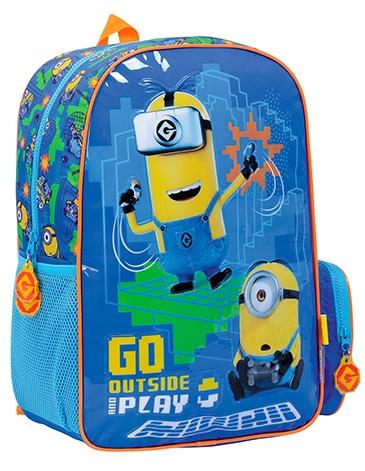 MOCHILA WABRO MINIONS GAMER ESPALDA 16