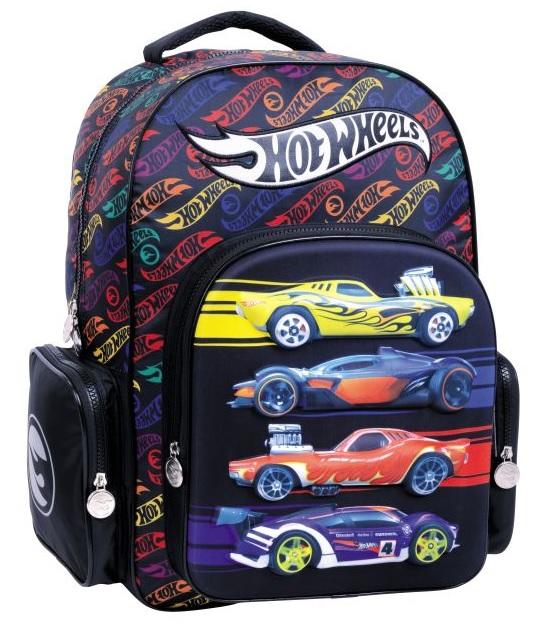 MOCHILA WABRO HOT WHEELS FAST CARDS ESPALDA 18